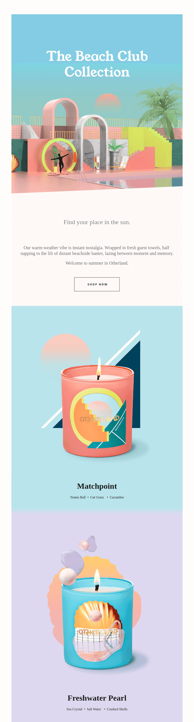 Example of a summer email _ Otherland