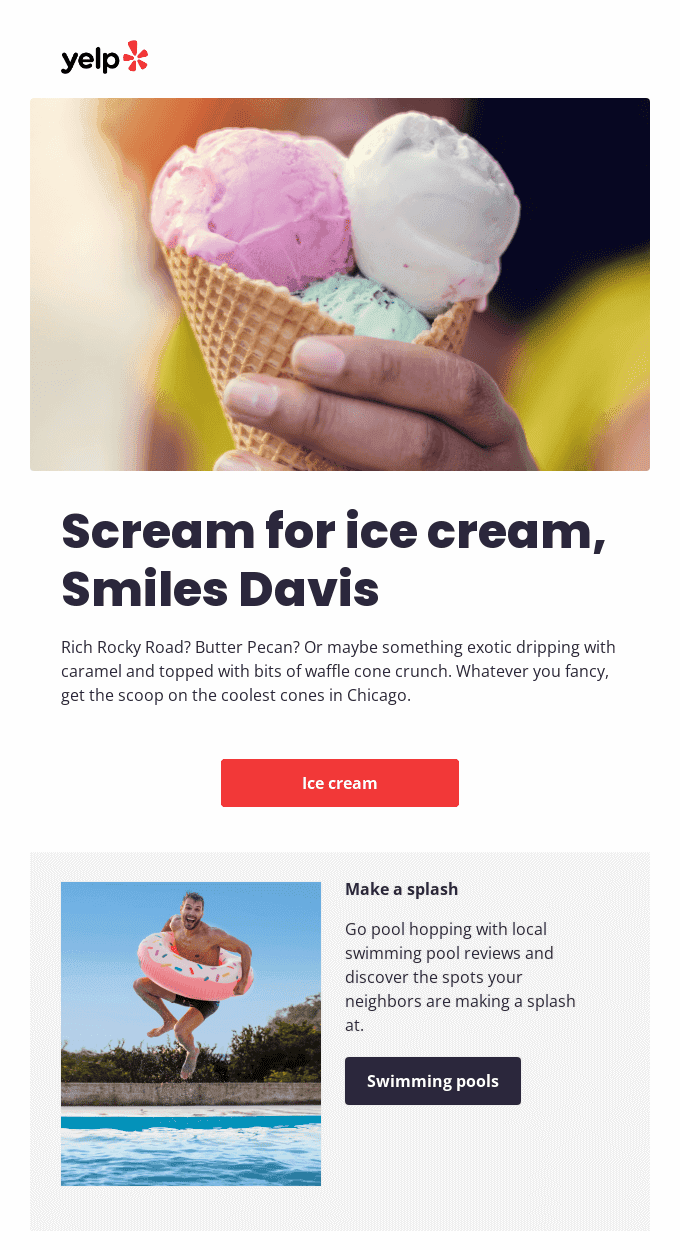 Tasty photos for summer emails _ Yelp