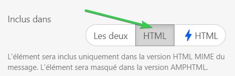 Questionnaires l'option inclure dans le html seul Questionnaires l'option inclure dans le html seul