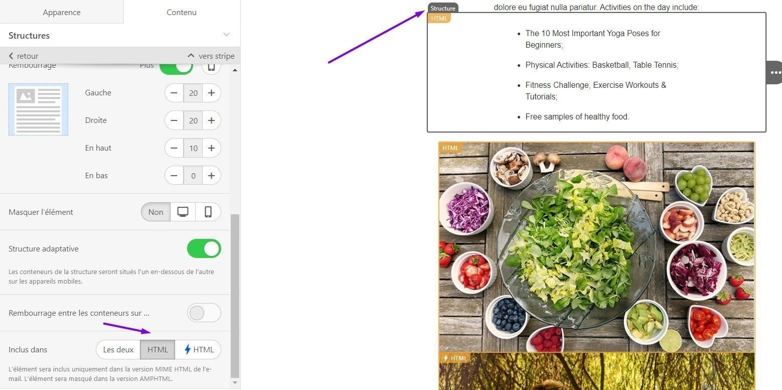 La structure fr La structure fr