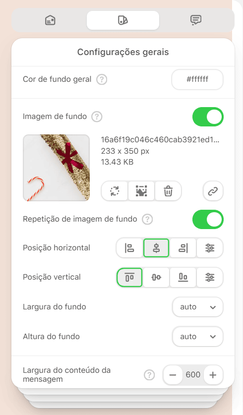 Imagem de fundo para modelos de e-mail do Outlook