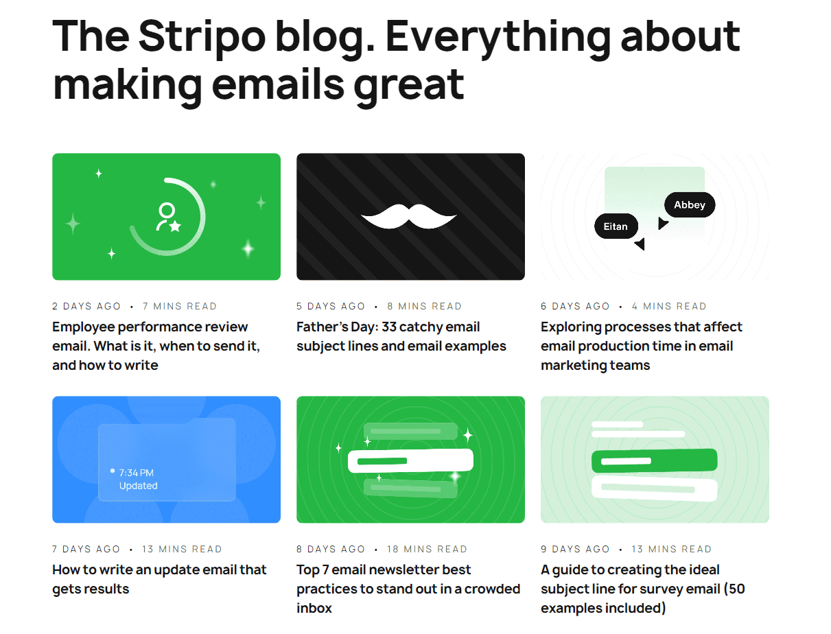 Stripo's blog _ Best email marketing blogs Stripo's blog _ Best email marketing blogs