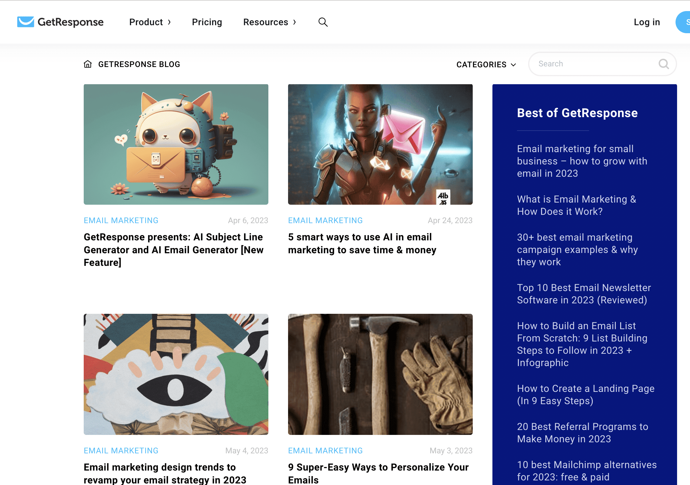 Email marketing tips in GetResponse blog Email marketing tips in GetResponse blog