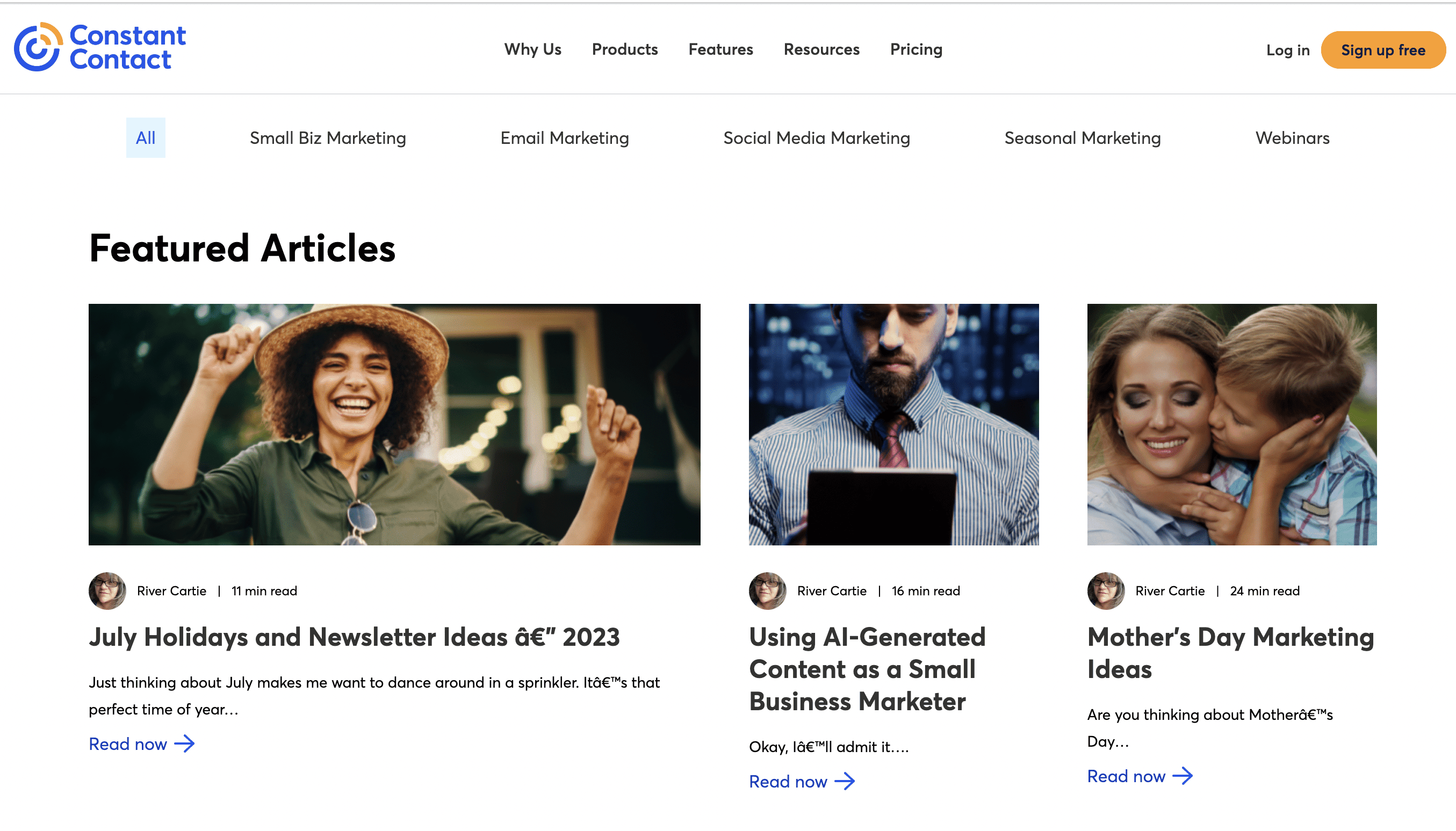Constant contact blog _ Internet marketing and industry news for small businesses Constant contact blog _ Internet marketing and industry news for small businesses