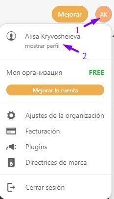 Mostrar perfil es Mostrar perfil es