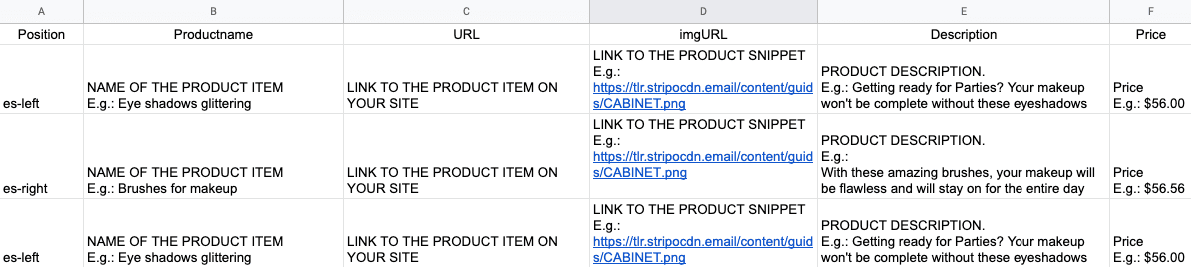 Table with Correct Column Names Table with Correct Column Names