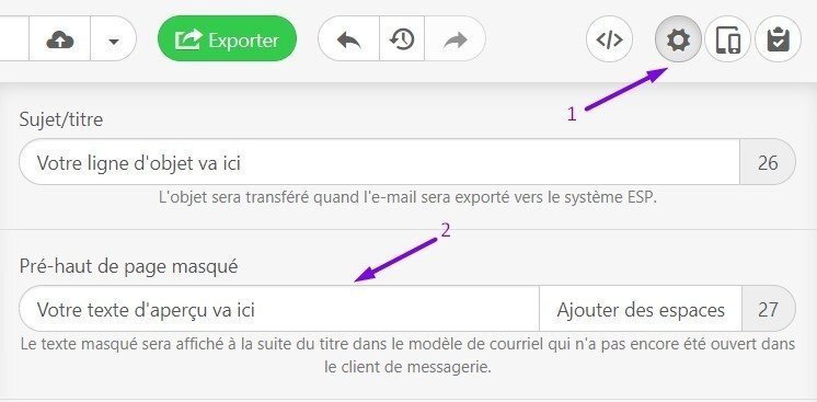 Pre-haut de page masque