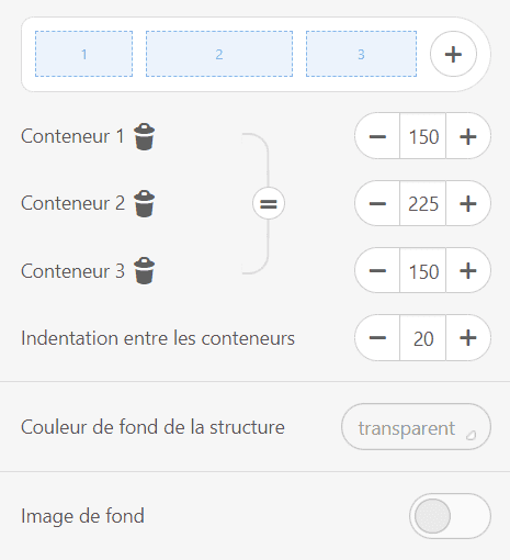 Apparence du menu d'en-t&ecirc;te _ Stripo
