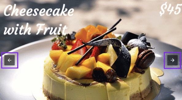 Arrows Our Editor Adds to Carousels by Default Arrows Our Editor Adds to Carousels by Default