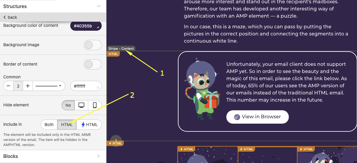 Including Fallback in HTML Version Only_Building Puzzles with Stripo Including Fallback in HTML Version Only_Building Puzzles with Stripo