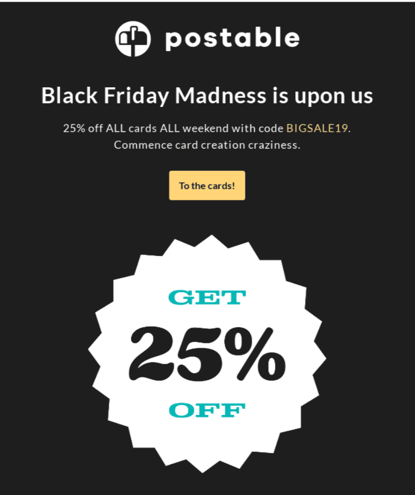 Email Coupons for Black Fridays Email Coupons for Black Fridays