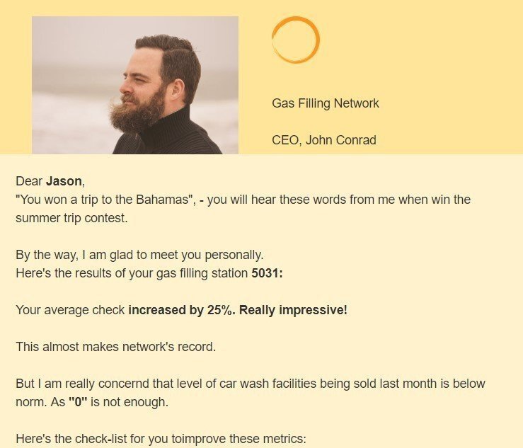 Boletín interno de la empresa_Estación de servicio