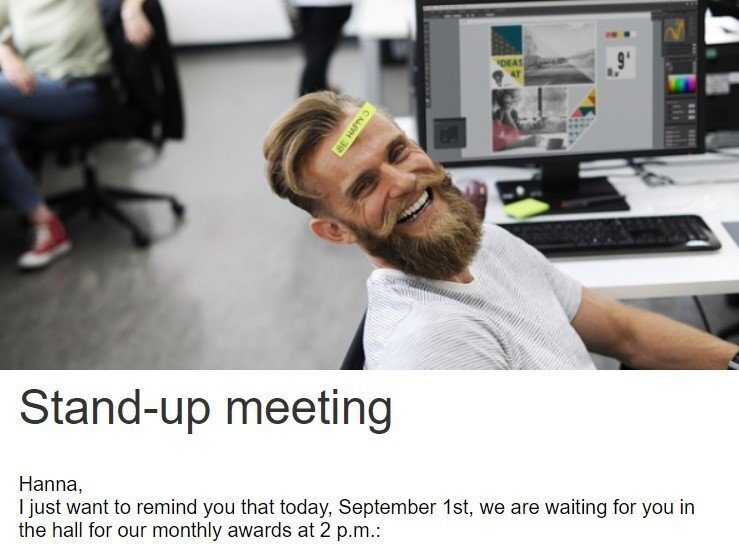 Stripo Correos Internos Recordatorio