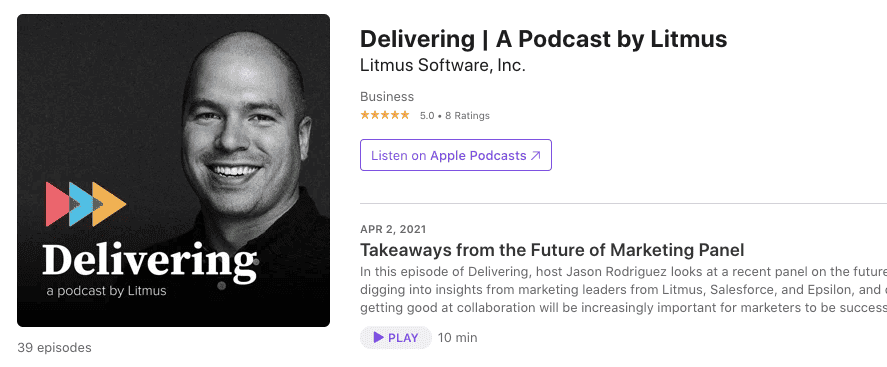 Top Podcasts on Email Marketing_Litmus Top Podcasts on Email Marketing_Litmus