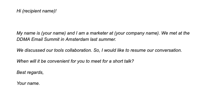 Follow-Up Sales Emails_Mentioning How You Previously Met Follow-Up Sales Emails_Mentioning How You Previously Met