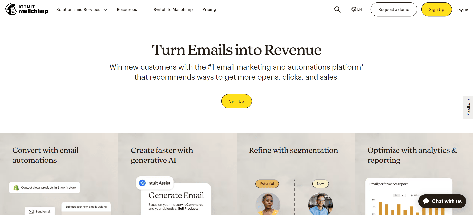 Mailchimp email template builder