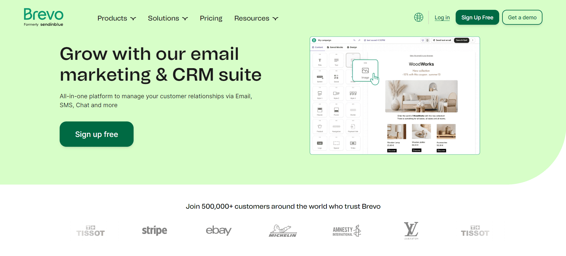 Brevo email template builder