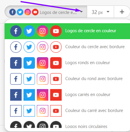 Liens dans les e-mails_Concevoir des ic&ocirc;nes de r&eacute;seaux sociaux dans les e-mails avec Stripo