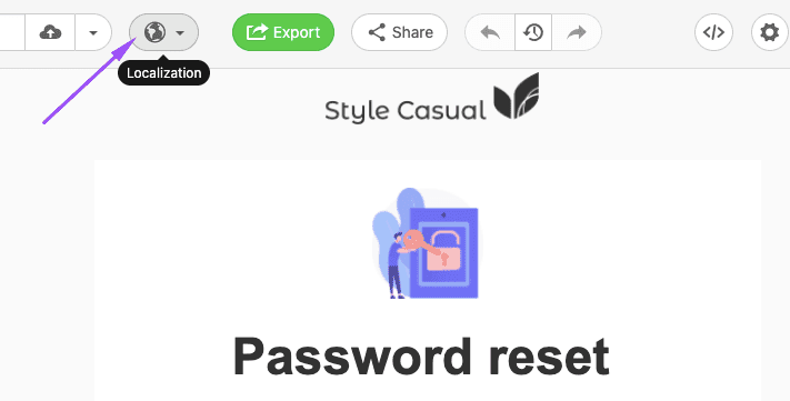 Stripo Email Translate_Localization Icon Stripo Email Translate_Localization Icon