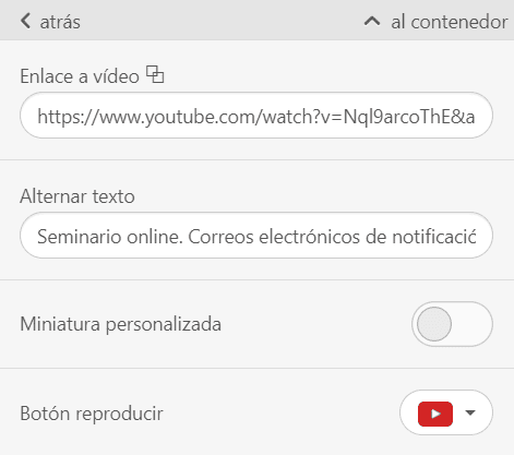Hiperv&iacute;nculos en correos electr&oacute;nicos_V&iacute;nculos a videos_Seminario web