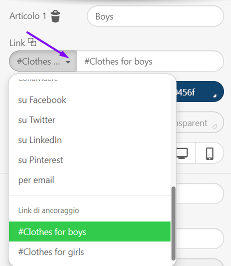 Como criar links &acirc;ncora em e-mails com Stripo