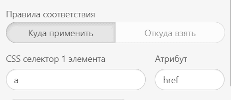 Работа над внутренними правилами для ссылок