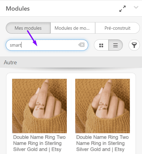 Utilisation de modules avec des &eacute;l&eacute;ments intelligents dans les futures campagnes