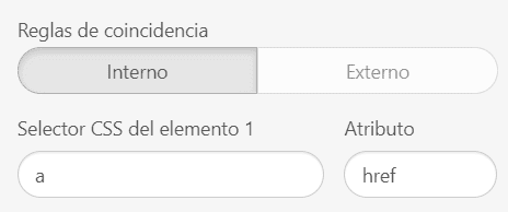 Trabajando en las Reglas Internas para Enlaces