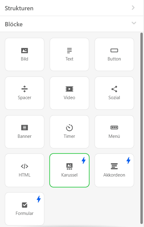 AMP Karussellblock AMP Karussellblock