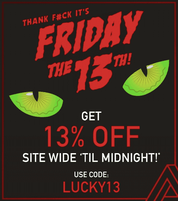 Friday the 13th Email Examples for Your Online Store Friday the 13th Email Examples for Your Online Store