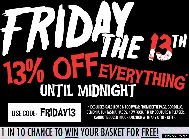 Banners for Friday 13th Emails _ e-Commerce Industry Banners for Friday 13th Emails _ e-Commerce Industry