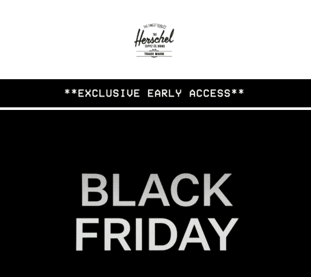 VIP Black Friday emails VIP Black Friday emails