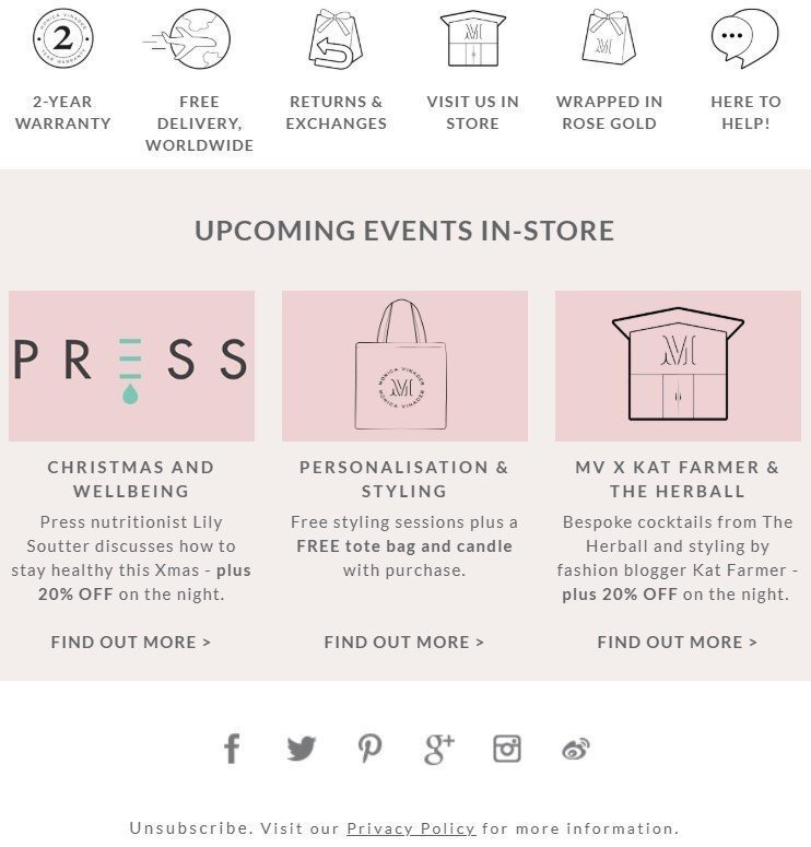 Stripo-Fußzeile Monica-Vinader