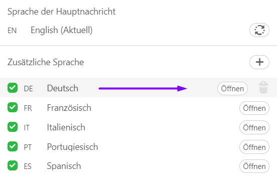 ffnen einer erforderlichen Version Ihrer E-Mail ffnen einer erforderlichen Version Ihrer E-Mail