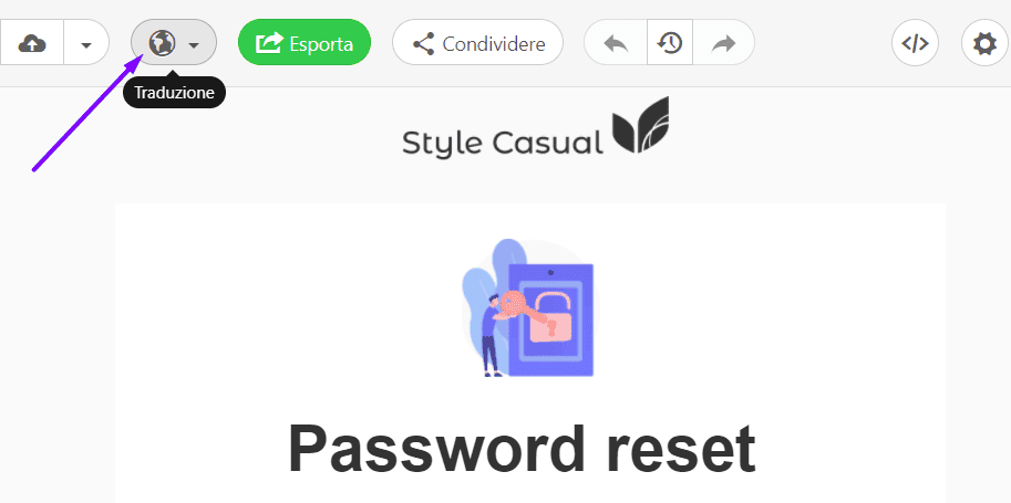 Stripo Email Translate_Icona di localizzazione Stripo Email Translate_Icona di localizzazione
