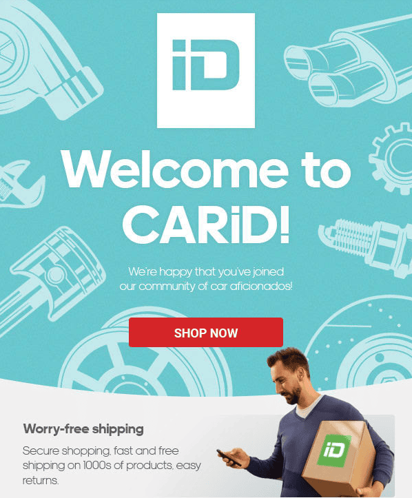 An example of a call-to-action button