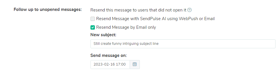 Automazione Sendpulse