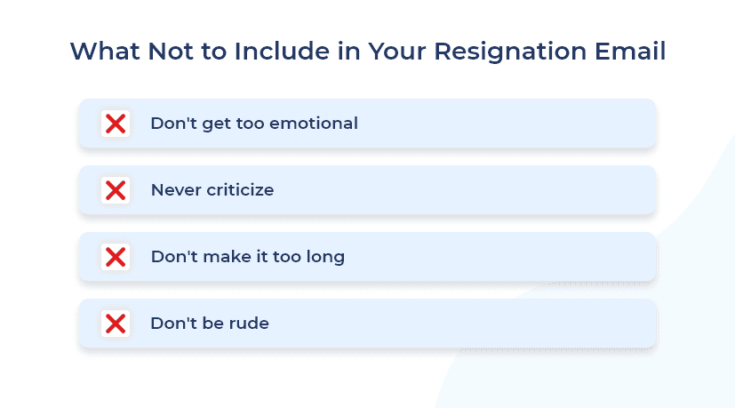 Cosa Non Includere nell'Email di Dimissioni Cosa Non Includere nell'Email di Dimissioni