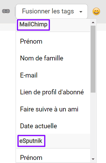 Balises de fusion GDPR_Stripo
