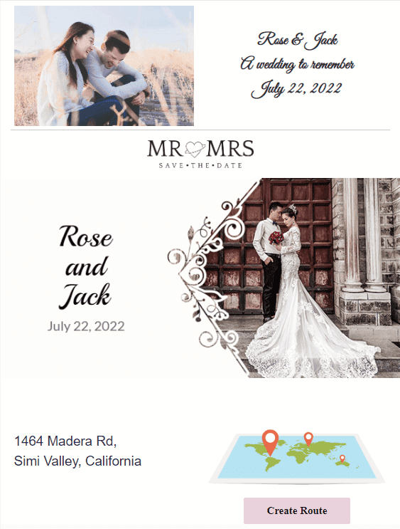 Fügen Sie ein Foto Ihres Paares zu einer E-Mail-Einladung hinzu Fügen Sie ein Foto Ihres Paares zu einer E-Mail-Einladung hinzu