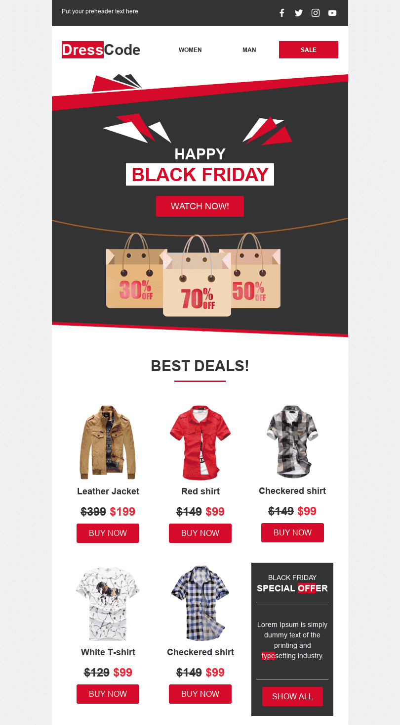 Кнопки заклику до дії для адаптивного дизайну листів Кнопки заклику до дії для адаптивного дизайну листів