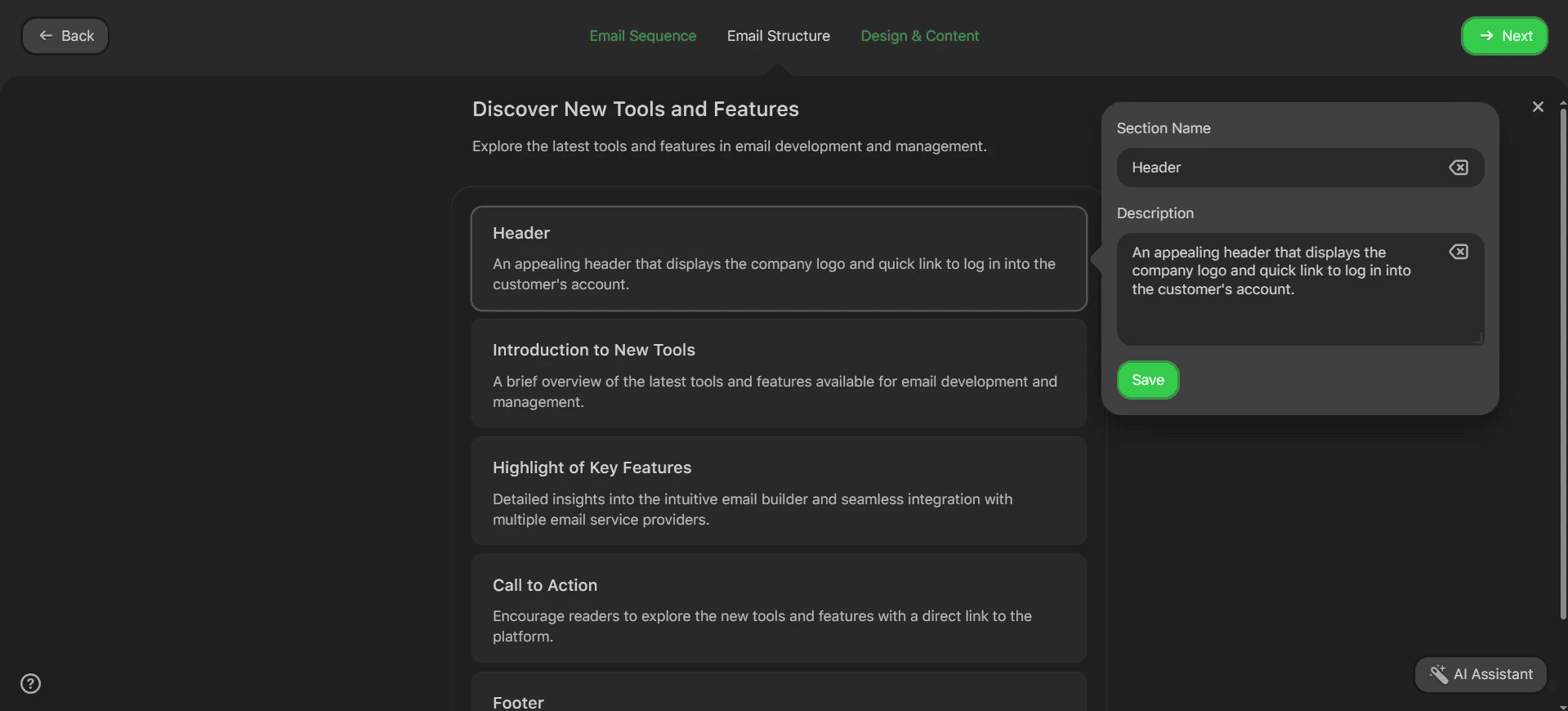 AI Assistant modules