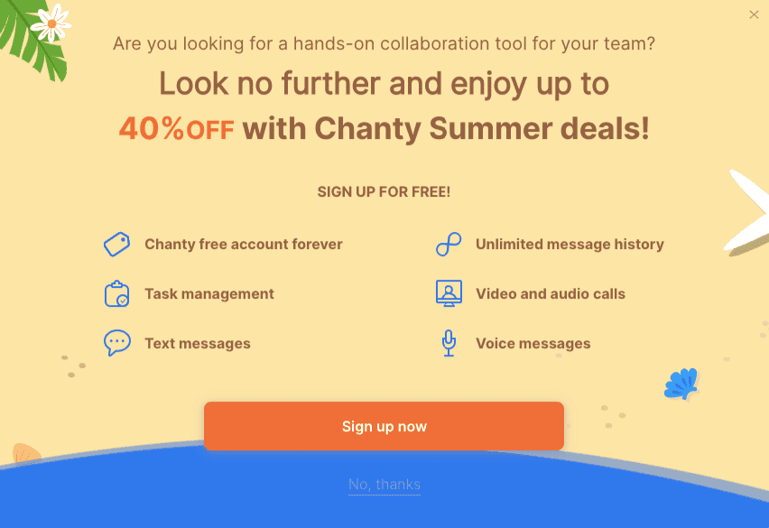 Email popup examples for retailers _ Chanty Email popup examples for retailers _ Chanty
