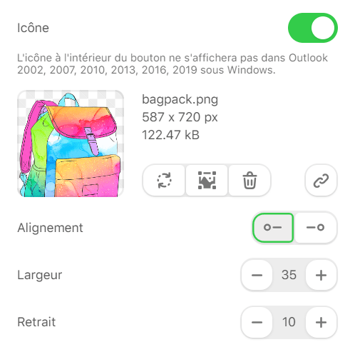 Boutons avec icônes pour les e-mails de la rentrée scolaire Boutons avec icônes pour les e-mails de la rentrée scolaire