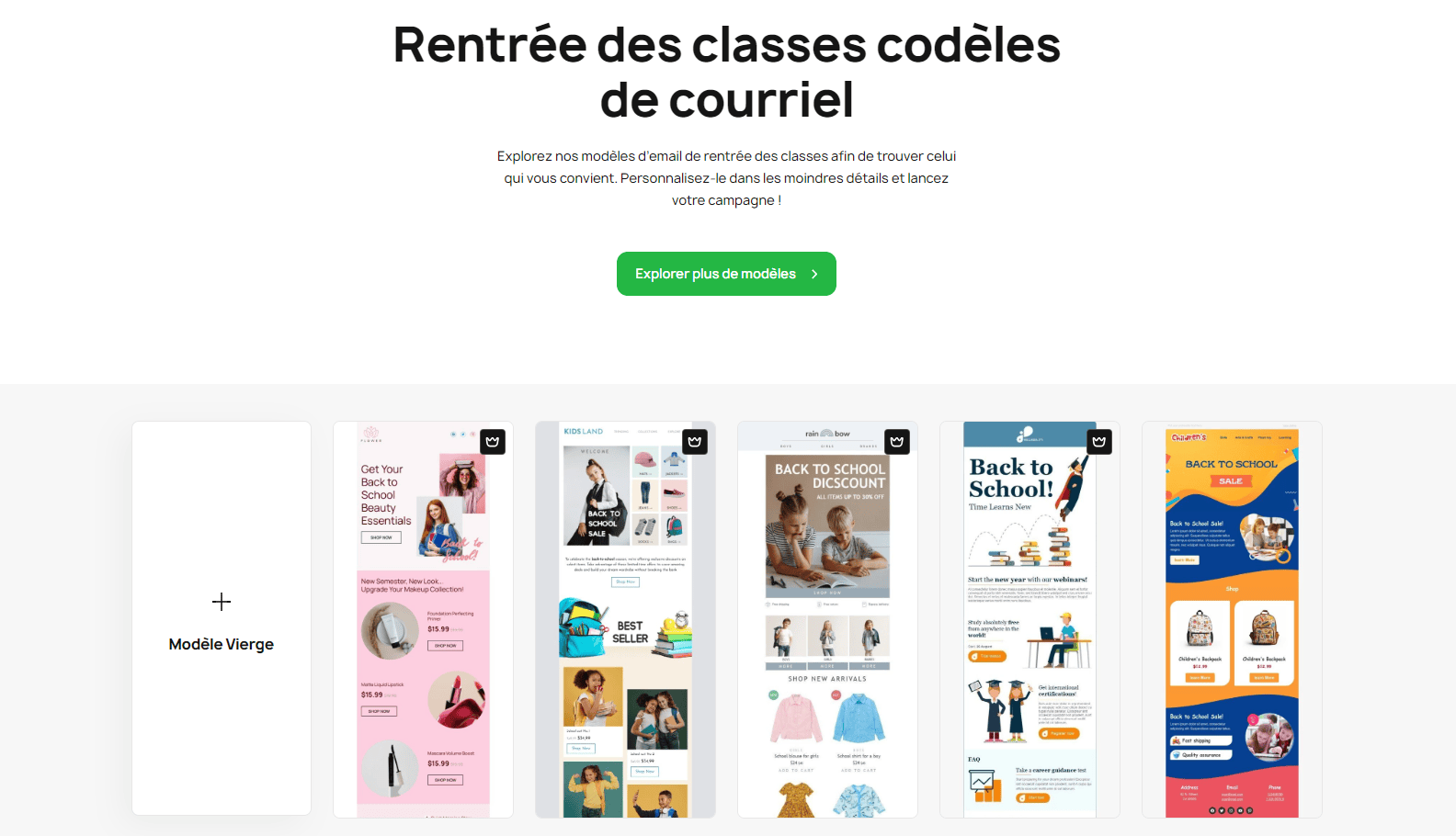 Modèles d'e-mails prêts à l'emploi pour la rentrée scolaire Modèles d'e-mails prêts à l'emploi pour la rentrée scolaire