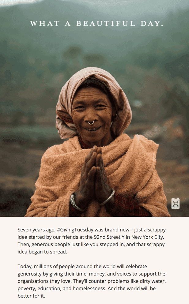 Geschichte erzählen in Fundraising-E-Mails Geschichte erzählen in Fundraising-E-Mails