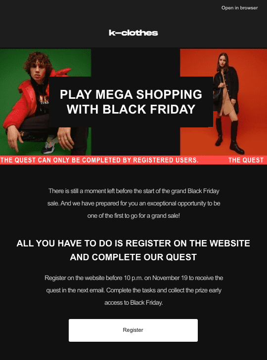 AMP Registration Email 