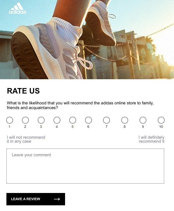 adidas Evaluation on Website adidas Evaluation on Website