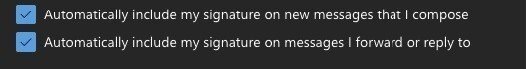 Elegir dónde incluir firmas Outlook Elegir dónde incluir firmas Outlook