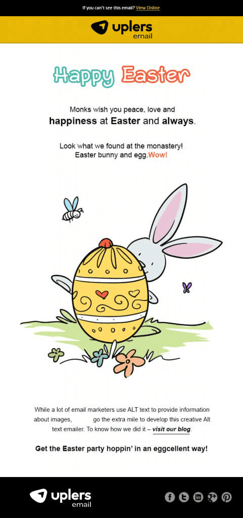 Original Email for Users with Images Enabled Original Email for Users with Images Enabled